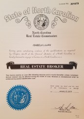 NC Real Estate Broker License